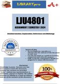LJU4801 Assignment 2 (COMPLETE ANSWERS) Semester 1 2024 (540106) - DUE 25 March 2024