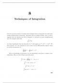 Algebra Integrals Integration Notes. 