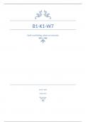 B1-K1-W7 geeft voorlichting, advies en instructie. Eindcijfer: 9