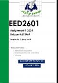 EED2601 Assignment 1 (QUALITY ANSWERS) 2024