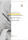 CAS3701 Assignment  03 Answers Semester 1 2024