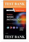 Full Test Bank for Robbins Basic Pathology  10th Edition by Vinay Kumar, Abul K. Abba & Jon C. Aster