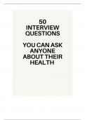 50 interview questions you can ask anybody about health, example interview questions