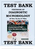 TEST BANK For Textbook Of Diagnostic Microbiology, 6th Edition By Connie R. Mahon, Chapters 1 - 41 Complete Guide.