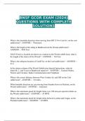 BNSF GCOR EXAM (2024) QUESTIONS WITH COMPLETE SOLUTIONS