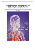 Summary Human Anatomy -  Human anatomy