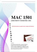 Mac1501 Assignment 5 Semester 1 2024