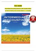 TEST BANK for Intermediate Accounting (Volume 1), 8th Canadian Edition By Thomas H. Beechy, Joan E. Conrod, Verified Chapters 1 - 11, Complete Newest Version