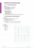 Antwoorden wiskunde A hoofdstuk 8 Differentiaalrekening (getal & ruimte vwo 4/5/6 )