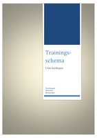 Trainingsschema verslag