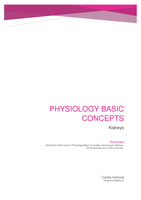 Physiology Basic Concepts Kidney