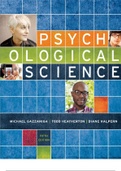 Psychological Science 5th Edition