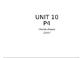 Unit 10 - Business Travel Operations (P4)