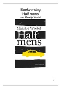 Boekverslag 'Half mens' van Maartje Wortel
