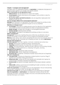 MST-24306 Management summary book: Fundamentals of Management
