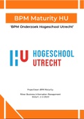 BPM Maturity rapport HU