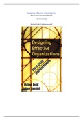 Nederlandse samenvatting Designing Effective Organizations van Michael Goold & Andrew Campbell