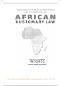 African customary law 