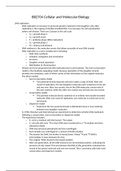 Lecture notes Biomedical Sciences (BSc) BB2704 Molecular and Cellular Biology 