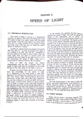 Physics Speed of Light Text Class 11