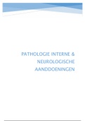 Samenvatting Pathologie Interne en Neurologische aandoeningen
