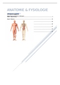 Kennistoets OWE 3 'gezond leven' anatomie & fysiologie samenvatting