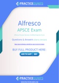 Alfresco APSCE Dumps - The Best Way To Succeed in Your APSCE Exam