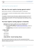 The Social Cognitive Learning Approach Summary and Study Aid