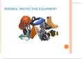 PERSONAL PROTECTIVE EQUIPMENT (PPE'S)