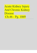 Acute Kidney Injury And Chronic Kidney Disease   Ch.46 - Pg. 1069