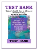 Women’s Health Care in Advanced Practice Nursing, 2nd Edition by Alexander, Ivy M Test Bank ISBN 978 0826190017