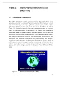 ATMOSPHERIC COMPOSITION AND  STRUCTURE