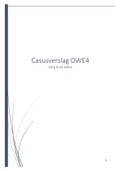 Casusverslag Zorg in de keten  OWE 4 (behaald met 9,0)