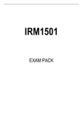 IRM1501 EXAM PACK 2022