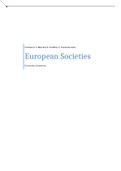 EUROPEAN SOCIETIES - Summary