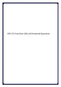 OPS 571 Final Exam 2021 (All Answered Questions).