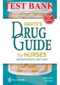 TEST BANK Davis's Drug Guide for Nurses 17th Edition Vallerand Sanoski. MCQ Plus Rationale. 171 Pages.