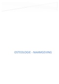 ALLE NAAMGEVING (LEGENDA'S) van OSTEOLOGIE ABS 1 - 17/20 gehaald - 2e bachelor diergeneeskunde UAntwerpen