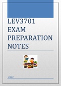 LEV3701 STUDY NOTES - 2022