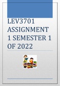 LEV3701 ASSIGNMENT 1 SEMESTER 1 OF 2022 