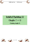 Summary The Psychology of Work and Organizations;  Industrial Psychology 132