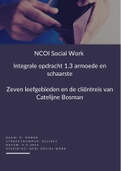 NCOI Geslaagde integrale opdracht 1.3 Armoede en Schaarste - Nieuwe versie Maart 2022 - Geslaagd met een 8 met feedback