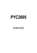 PYC2605 MCQ EXAM PACK 2022
