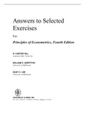 Principles of Econometrics, Hill - Downloadable Solutions Manual (Revised)