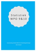 Samenvatting Navorsingsmethodes en statistiek: WPO  9 en WPO 10
