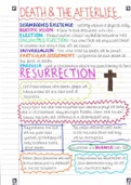 OCR Religious Studies A-Level Revision Notes - Death and the Afterlife