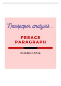 Newspaper Analysis regarding The Facts in Broadsheet Papers | Essay Paragraph | IGCSE & GCSE English