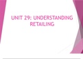 Unit 29 - Understanding Retailing P3 M3