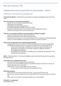 Samenvatting  Inleiding Forensische Psychiatrie & Psychologie (RGBUSTR009)