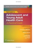 Neinstein’s Adolescent and Young Adult Health Care A Practical Guide 6th Edition Test Bank |Complete Guide A+|Instant download.